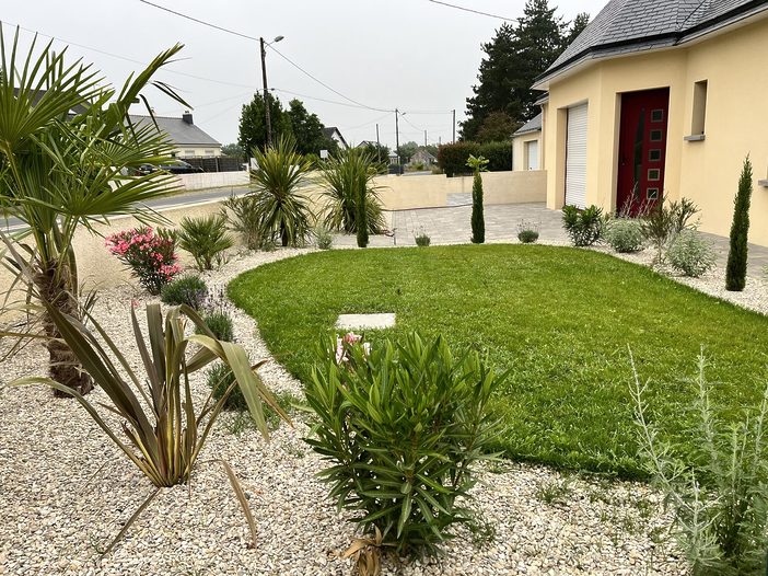 Aménagement gazon Bouvron 2