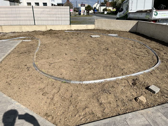 Aménagement gazon Bouvron Chantier 8