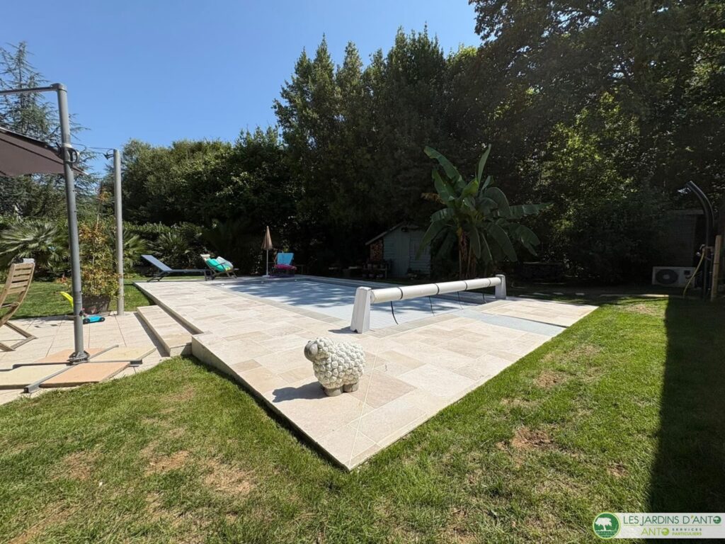 Chantier Suce-sur-Erdre-Dallage Calcaire-Condrieu opus 4-en-12mm 1