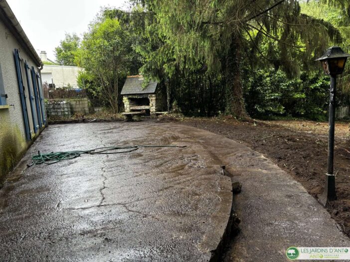 Remise en état de jardin à Malville