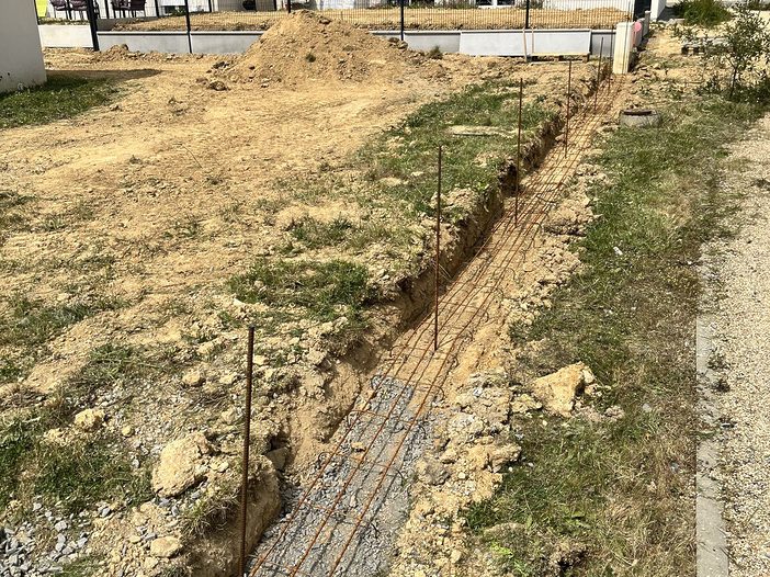 Murette parpaing La Grigonnais Chantier 1